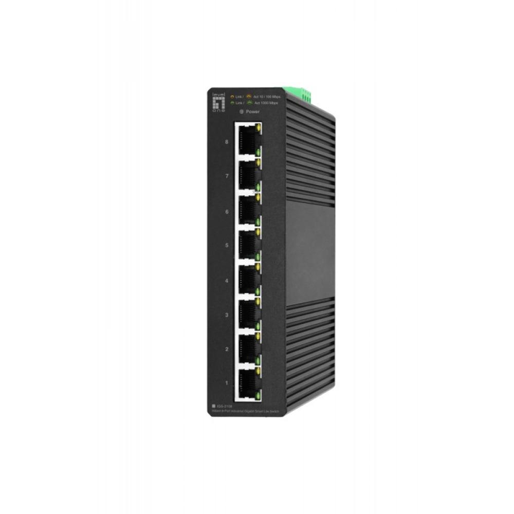 LevelOne - IGS-2108 switch Gestionado L2 Gigabit Ethernet (10/100/1000) Negro