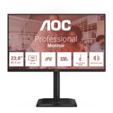 AOC - 24E4U pantalla para PC 60,5 cm (23.8") 1920 x 1080 Pixeles Full HD LED Negro