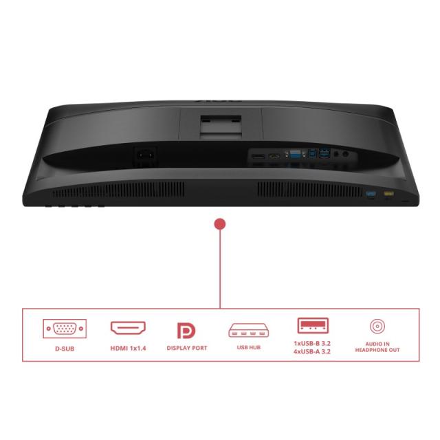 AOC - 24E4U pantalla para PC 60,5 cm (23.8") 1920 x 1080 Pixeles Full HD LED Negro