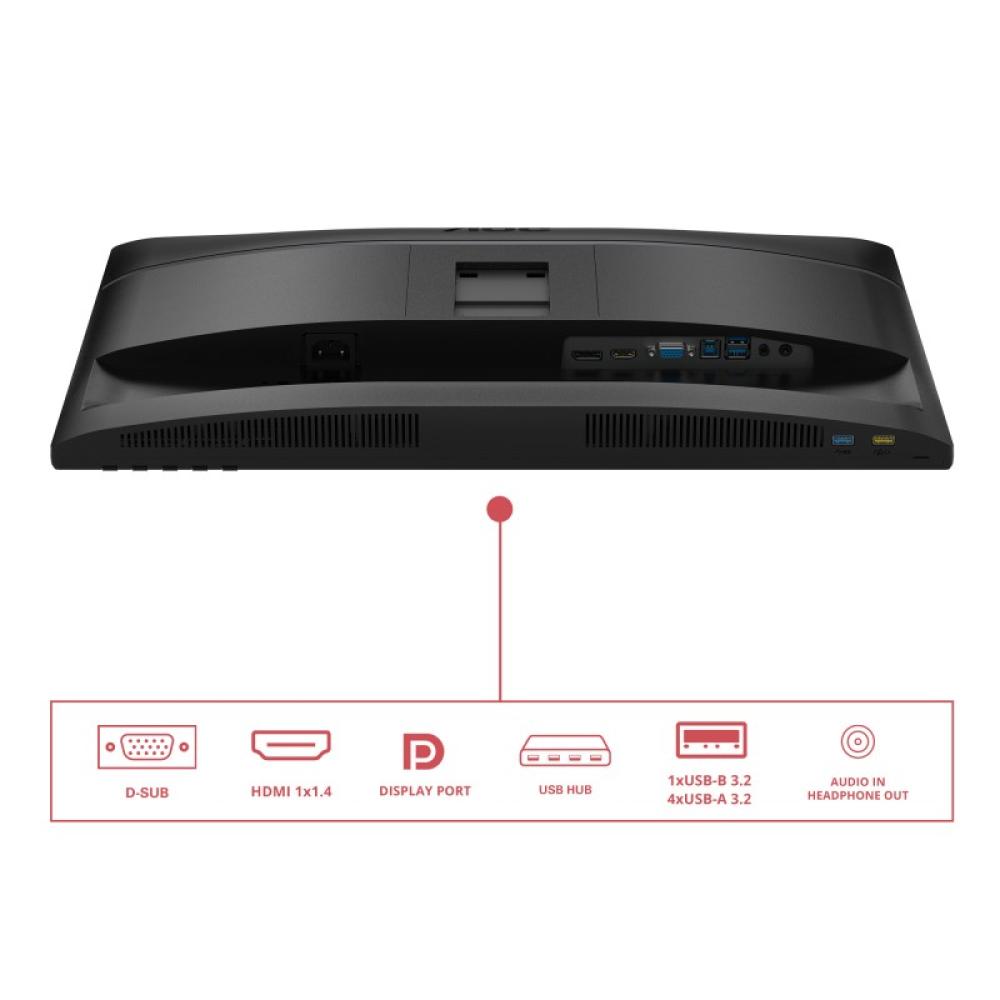 AOC - 24E4U pantalla para PC 60,5 cm (23.8") 1920 x 1080 Pixeles Full HD LED Negro