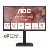 AOC - 24E4U pantalla para PC 60,5 cm (23.8") 1920 x 1080 Pixeles Full HD LED Negro