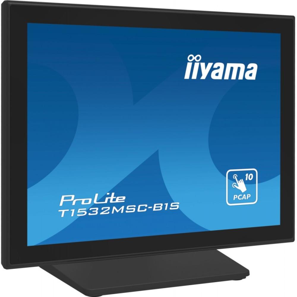 iiyama - ProLite T1532MSC-B1S pantalla para PC 38,1 cm (15") 1024 x 768 Pixeles XGA LCD Pantalla táctil Negro