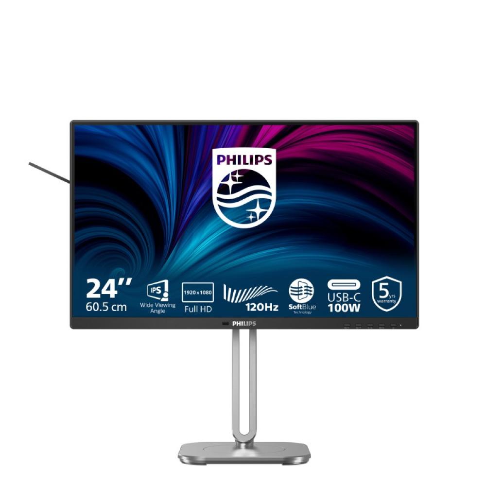 Philips - 4000 series 24B2U4301/00 pantalla para PC 60,5 cm (23.8") 1920 x 1080 Pixeles Full HD LCD Gris