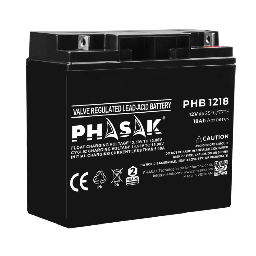 Phasak - Batería 12V 18Ah – PHB 1218