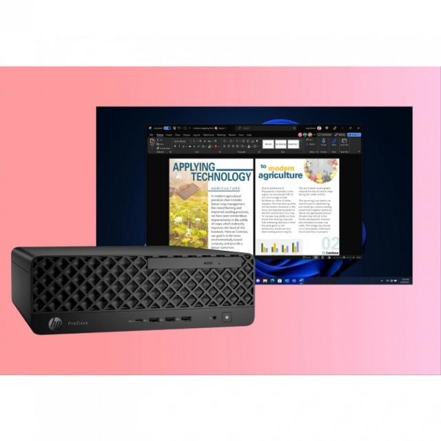 HP - ProDesk 4 SFF G1i AI PC Intel Core Ultra 5 235 16 GB DDR5-SDRAM 512 GB SSD Windows 11 Pro Negro