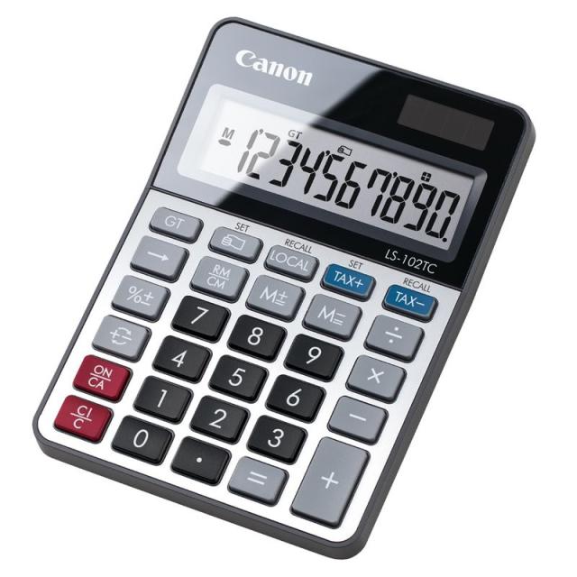 Canon - LS-102 TC calculadora Escritorio Calculadora básica Negro, Metálico