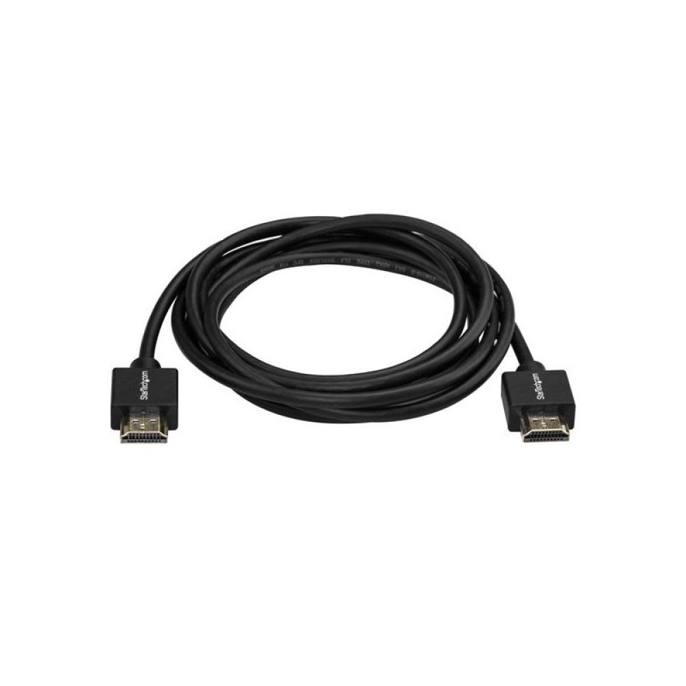 StarTech.com - Cable HDMI 2.0 Delgado de Alta Velocidad con Ethernet 4K 60Hz de 2m - HDR10 - Conectores con Agarre