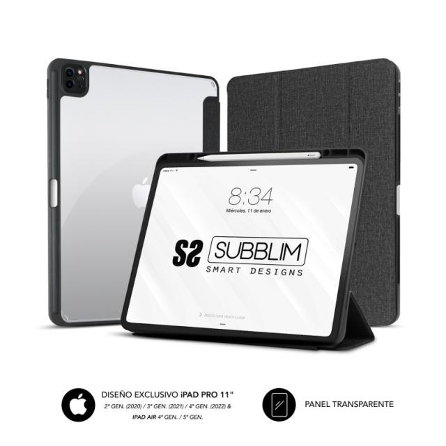 SUBBLIM - Funda Tablet Clear Shock Case Ipad Pro 11" 2022/2021/2020