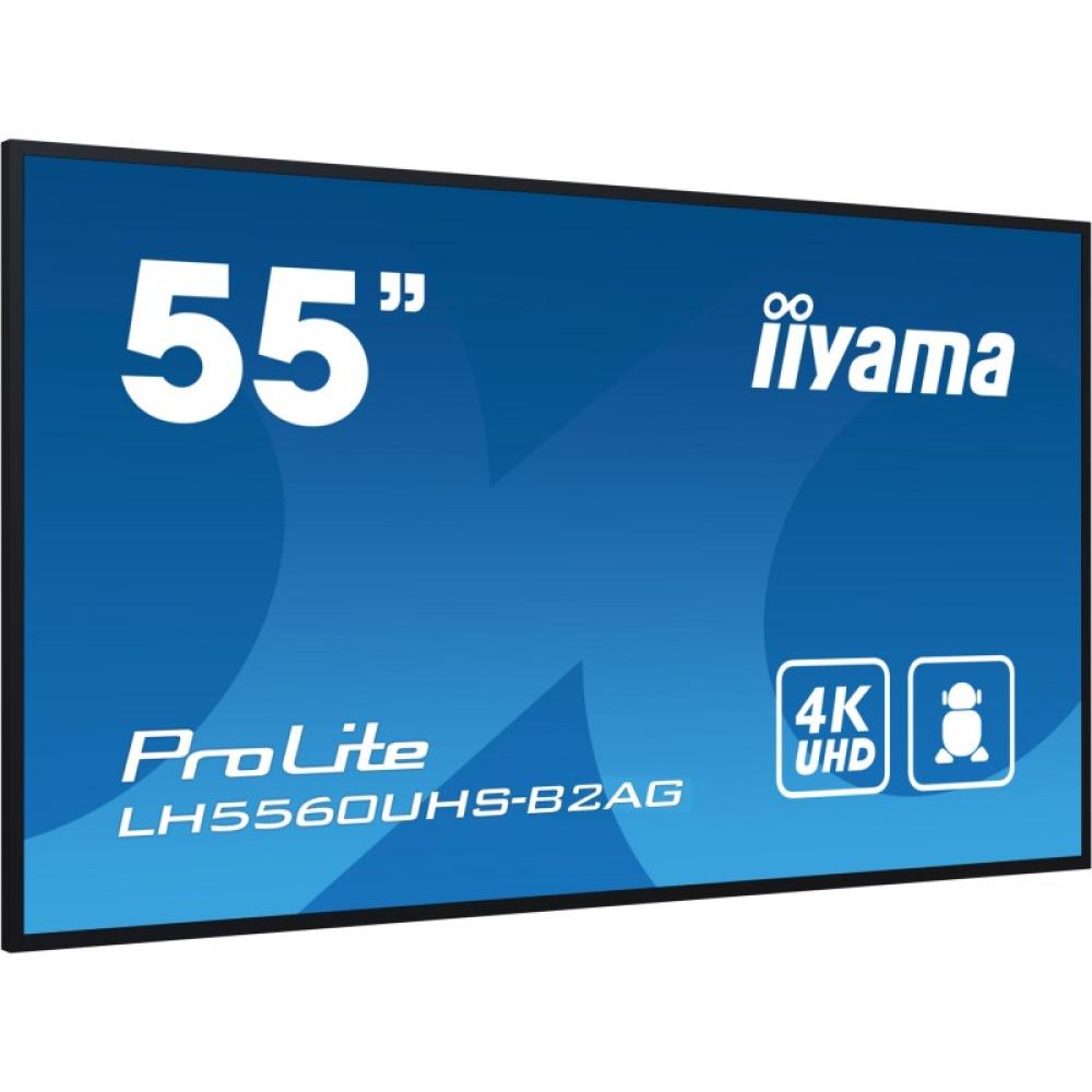 iiyama - LH5560UHS-B2AG pantalla de señalización Pizarra de caballete digital 138,7 cm (54.6") LED Wifi 500 cd / m² 4K Ultra HD