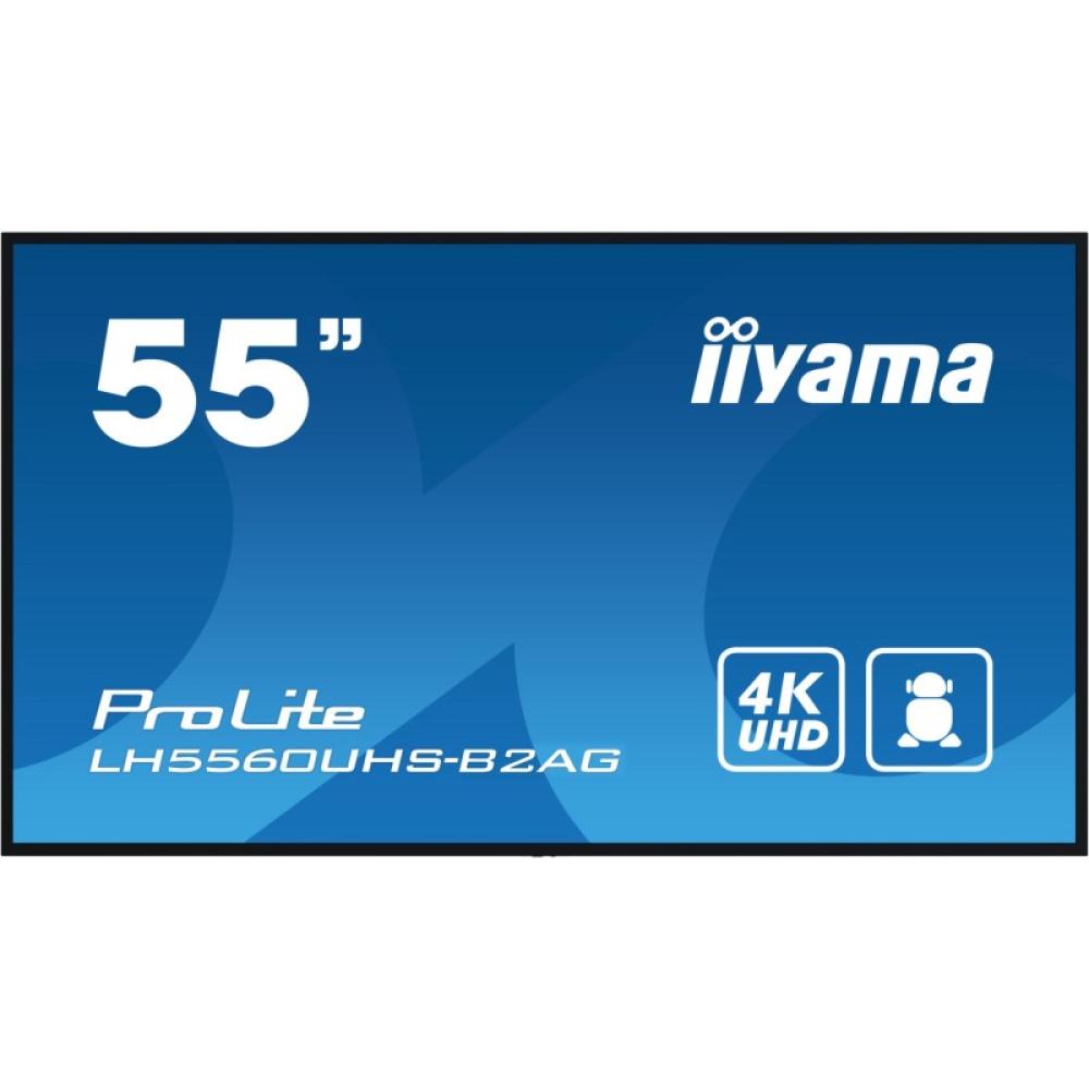 iiyama - LH5560UHS-B2AG pantalla de señalización Pizarra de caballete digital 138,7 cm (54.6") LED Wifi 500 cd / m² 4K Ultra HD
