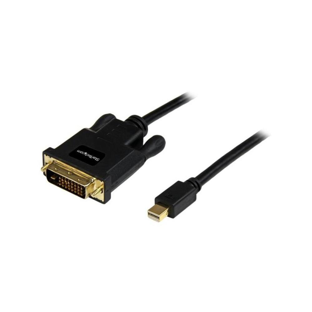 StarTech.com - Cable de 3m Adaptador de Vídeo Mini DisplayPort a DVI-D - Conversor Pasivo - 1920x1200 - Negro