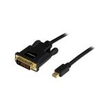 StarTech.com - Cable de 3m Adaptador de Vídeo Mini DisplayPort a DVI-D - Conversor Pasivo - 1920x1200 - Negro