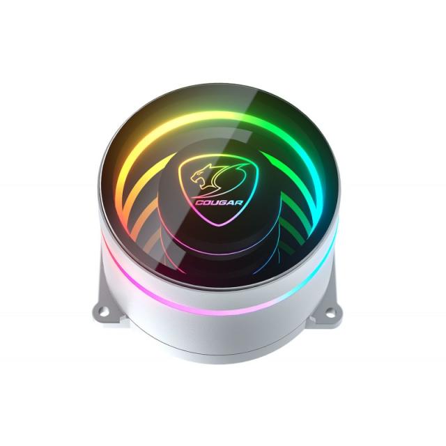 COUGAR - CGR-PSDELRGB-W-360 Procesador Sistema de refrigeración líquida todo en uno 12 cm Blanco