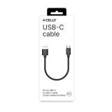 Celly - USBAUSBCCOT30BK cable USB 1,5 m USB C Blanco