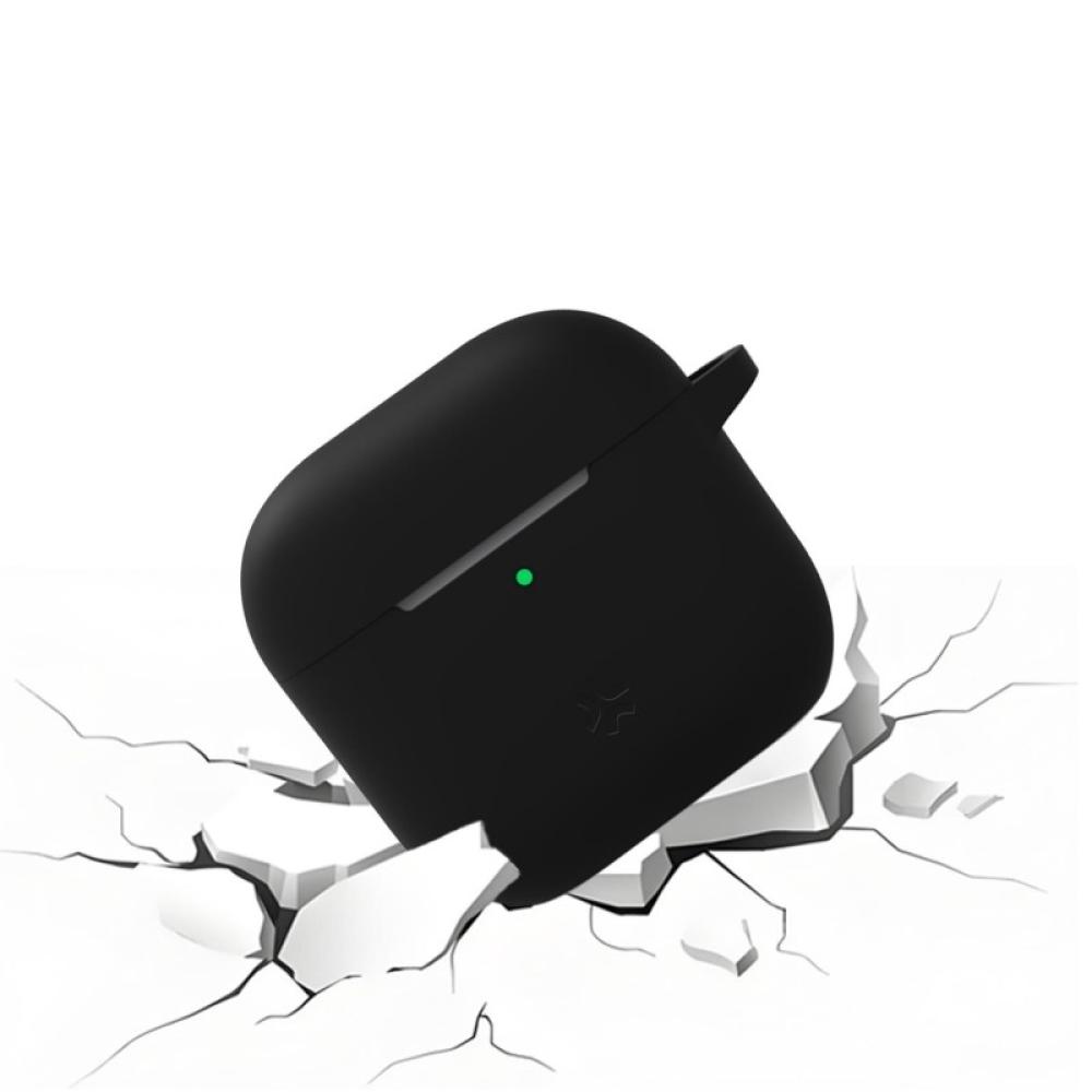 Celly - AIRCASE PARA AIRPODS 4 NEGRO