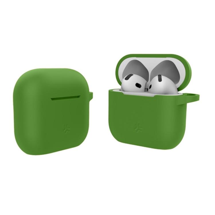 Celly - AIRCASE PARA AIRPODS 4 VERDE