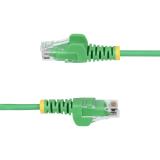 StarTech.com - Cable de Red Ethernet CAT6 Delgado sin Enganches Verde de 10m - Cable RJ45 Snagless Slim de 28AWG - Alambre de Co