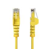 StarTech.com - Cable de Red Ethernet CAT6 Delgado sin Enganches Amarillo de 10m - Cable RJ45 Snagless Slim de 28AWG - Alambre de
