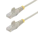 StarTech.com - Cable de Red Ethernet CAT6 Delgado sin Enganches Gris de 10m - Cable RJ45 Snagless Slim de 28AWG - Alambre de Cob