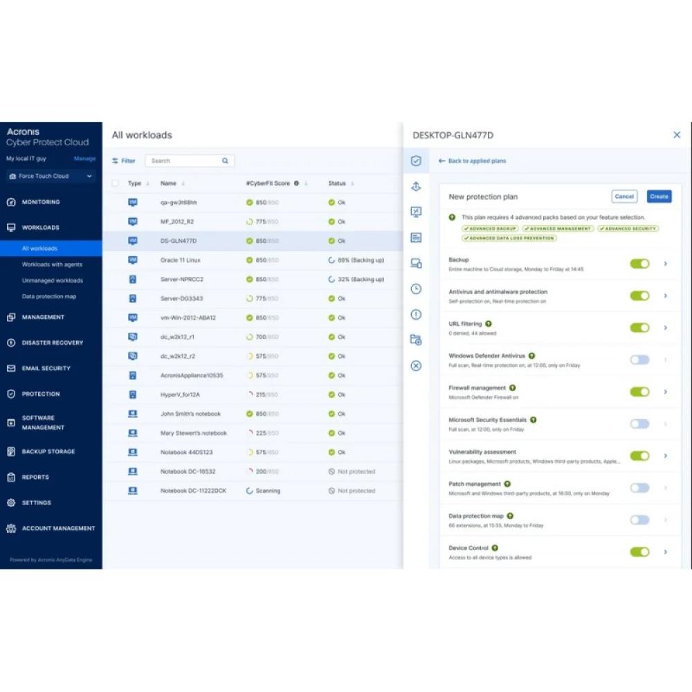 Acronis - Cyber Protect Cloud - SPB2MSENS