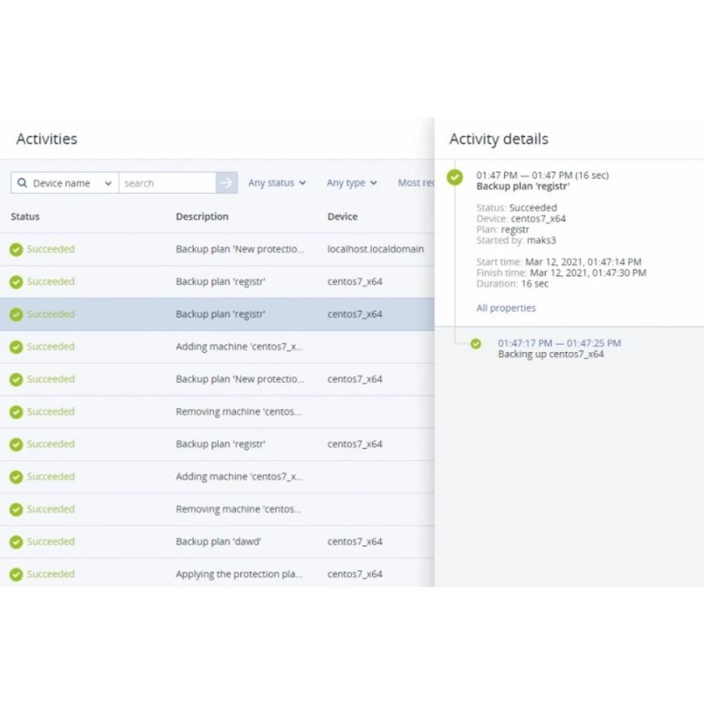 Acronis - Cyber Protect Cloud 1 licencia(s) Licencia - SVVAMSENS