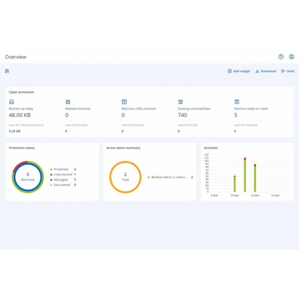 Acronis - Cyber Protect Cloud 1 licencia(s) Licencia - SP3AMSENS