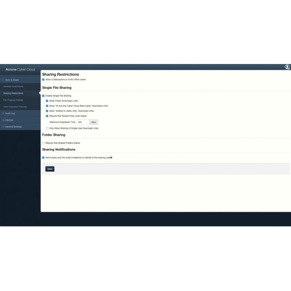 Acronis - Cyber Files Cloud 1 licencia(s) Licencia - SUVAMSENS