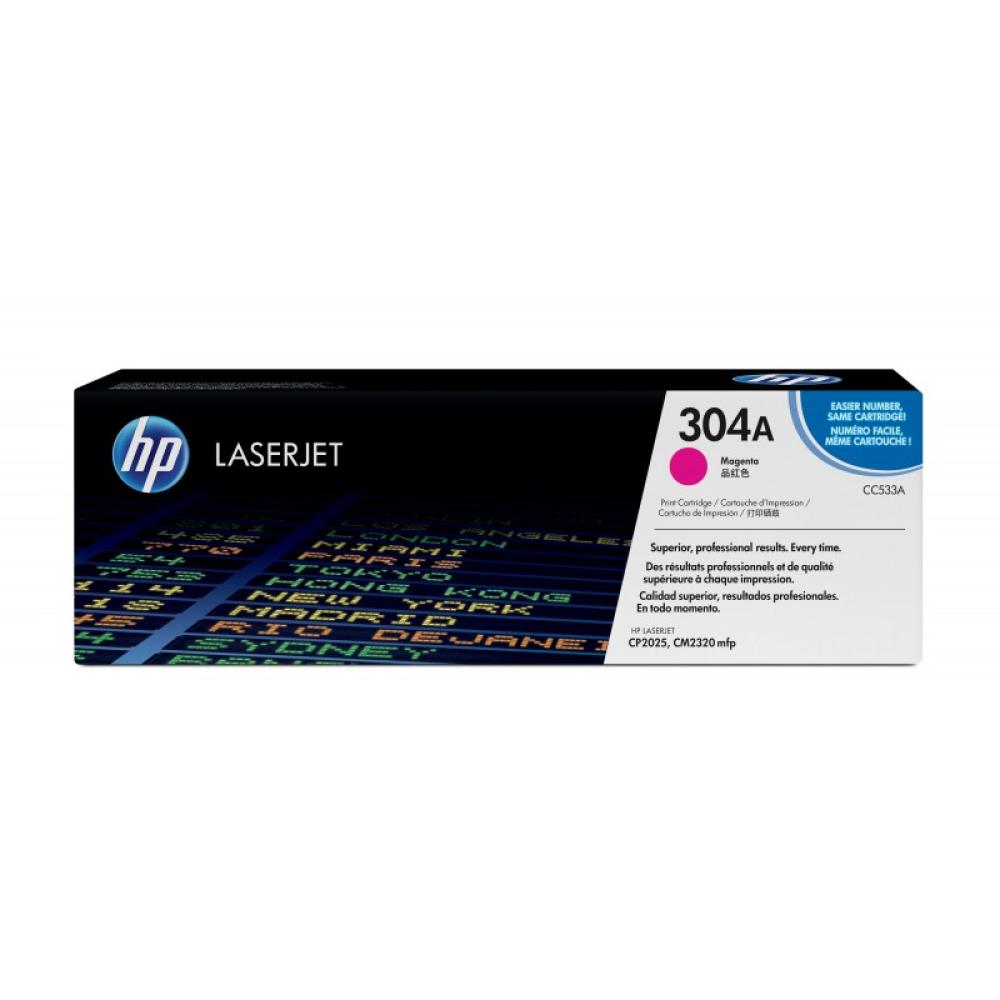 HP - Cartucho de tóner original LaserJet 304A magenta