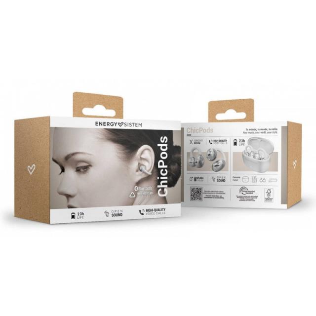 Energy Sistem - 45966 Auriculares Inalámbrico Clip de oreja Llamadas/Música/Deporte/Uso diario Bluetooth Blanco