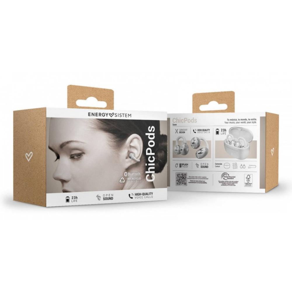 Energy Sistem - 45966 Auriculares Inalámbrico Clip de oreja Llamadas/Música/Deporte/Uso diario Bluetooth Blanco