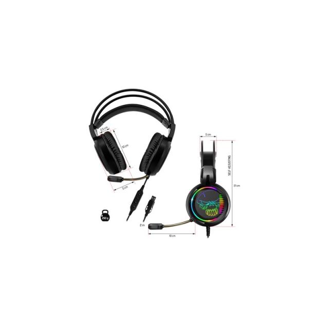 Spirit of Gamer - ELITE-H10 Auriculares Alámbrico Diadema Juego USB tipo A Negro