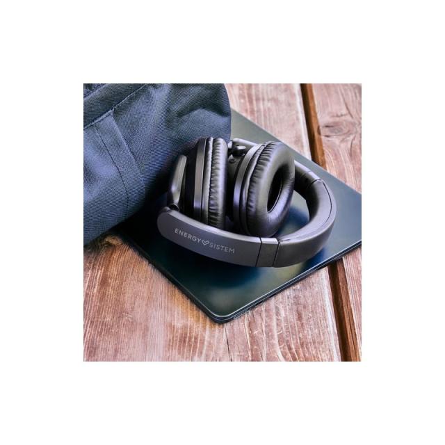 Energy Sistem - 45974 Auriculares Inalámbrico Diadema Llamadas/Música/Deporte/Uso diario USB Tipo C Bluetooth Negro