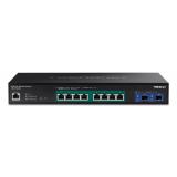 Trendnet - TPE-3102WS switch Gestionado 2.5G Ethernet (100/1000/2500) Energía sobre Ethernet (PoE) Negro