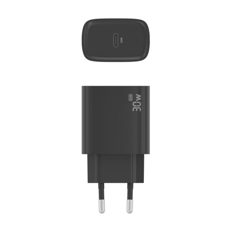 AISENS - Cargador GaN 30W, 1xUSB-C PD3.0, Negro - A110-0951