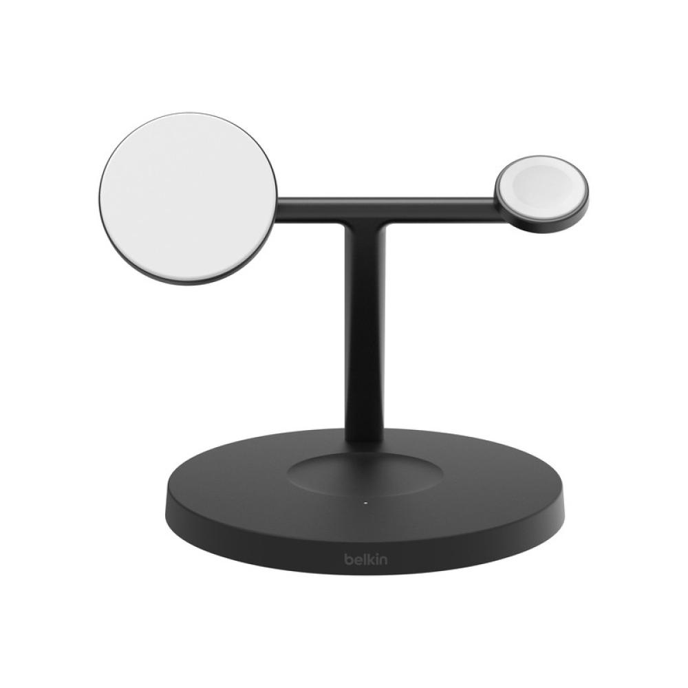 Belkin - BoostCharge Pro Auriculares, Smartphone, Reloj inteligente Negro USB Cargador inalámbrico Carga rápida Int - WIZ032KQBK