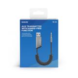 Savio - TR-16 transmisor FM 2400 - 2483,5 MHz Bluetooth Negro, Plata
