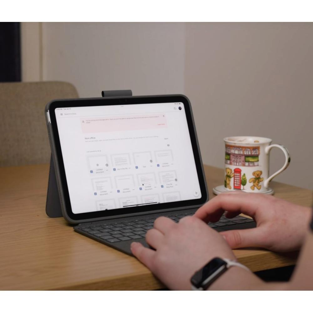 Logitech - 920-011440 teclado para móvil QWERTY Nórdico Smart Connector Gris