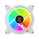 Savio - FAN-01 WHITE sistema de refrigeración para ordenador Carcasa del ordenador Ventilador Blanco