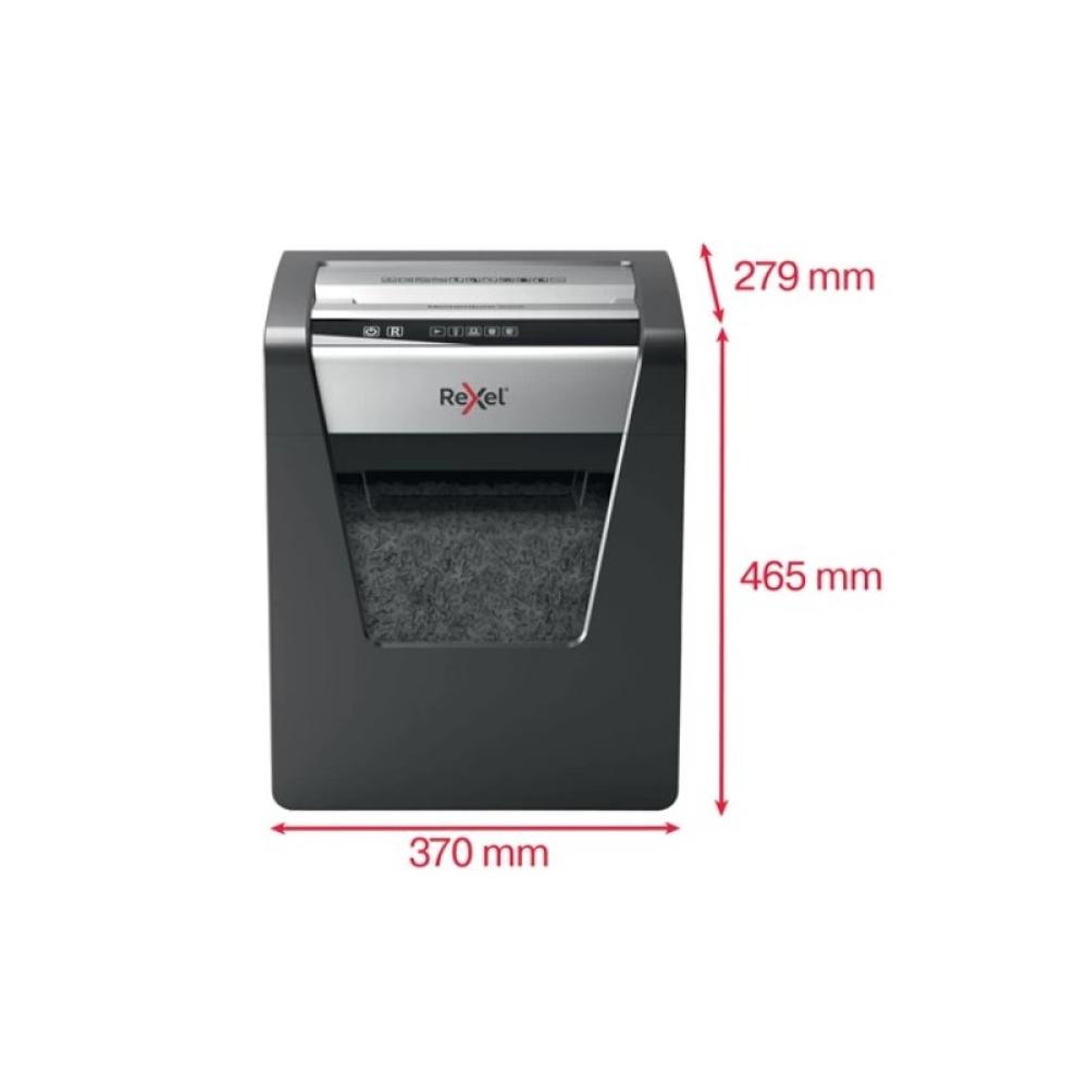 Rexel - Momentum X415 triturador de papel Corte cruzado 58 dB Negro, Gris