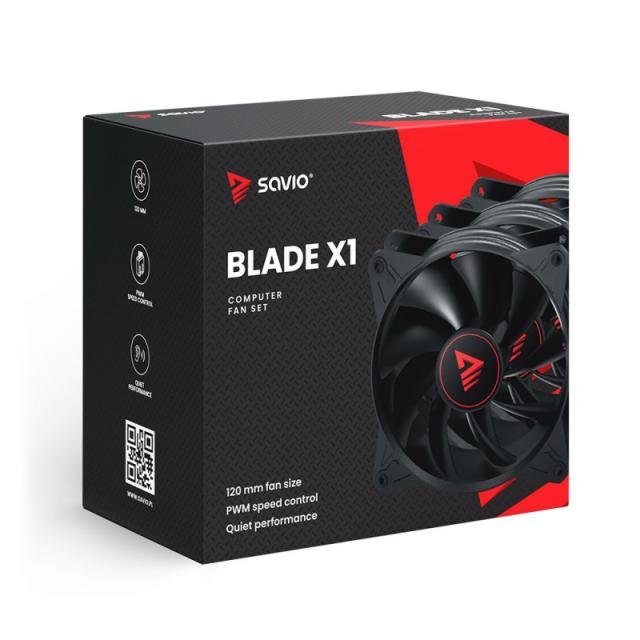 Savio - BLADE SET sistema de refrigeración para ordenador Carcasa del ordenador Sistema de refrigeración líquida todo en uno 12