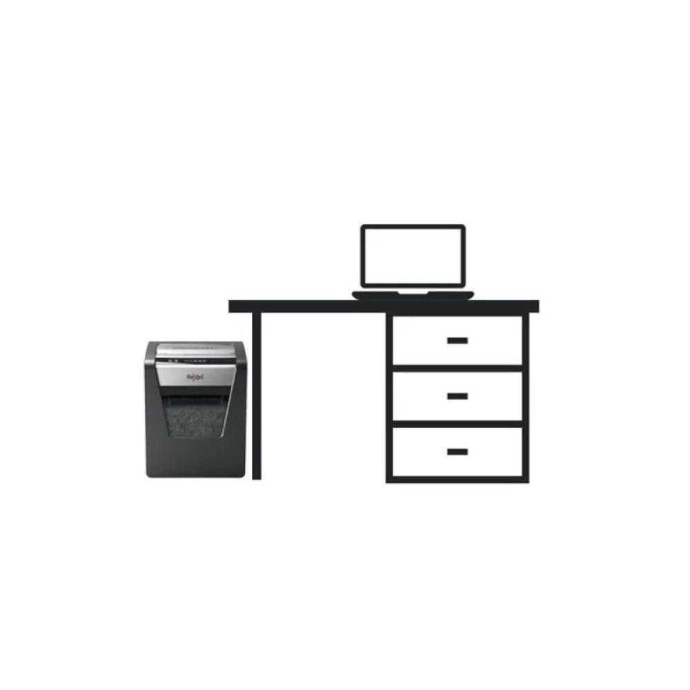 Rexel - Momentum X415 triturador de papel Corte cruzado 58 dB Negro, Gris