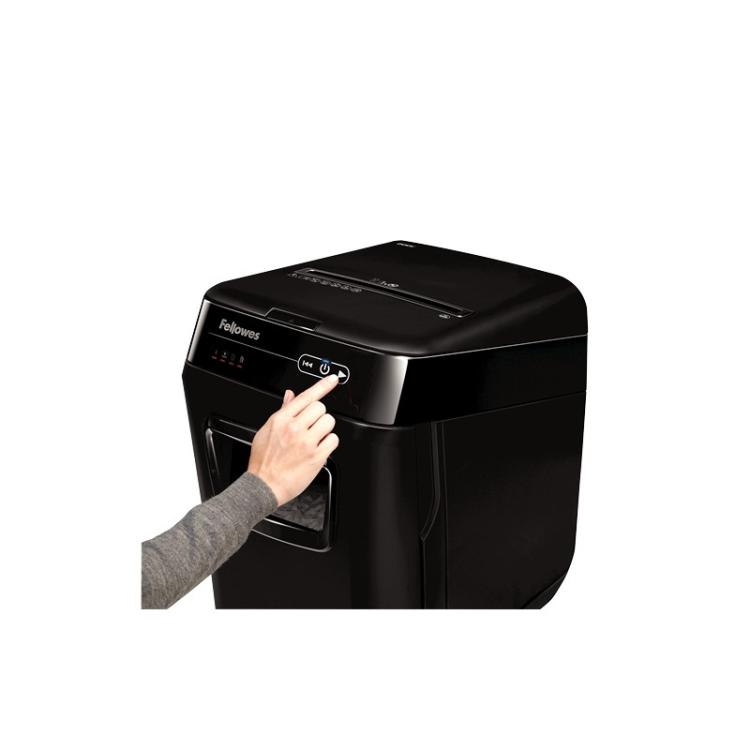 Fellowes - AutoMax 200C triturador de papel Corte cruzado 23 cm Negro