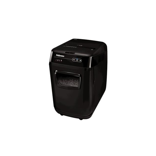 Fellowes - AutoMax 200C triturador de papel Corte cruzado 23 cm Negro