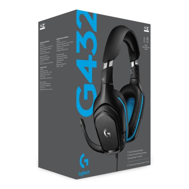 Logitech G - 981-000770 auricular y casco Auriculares Alámbrico Diadema Juego Negro, Azul
