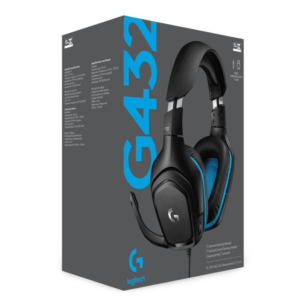 Logitech G - 981-000770 auricular y casco Auriculares Alámbrico Diadema Juego Negro, Azul