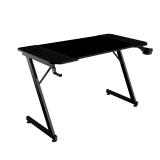 Mars Gaming - MGD-X120, Mesa Gaming Ergonómica, Superficie en Fibra de Carbono, Estructura Metálica, Alfombrilla XXL, Soporte Au