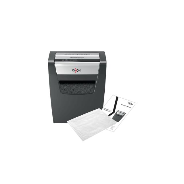 Rexel - Momentum X312 triturador de papel Corte en partículas 62 dB Negro, Gris