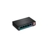 Trendnet - TPE-LG50 switch No administrado Gigabit Ethernet (10/100/1000) Energía sobre Ethernet (PoE) Negro