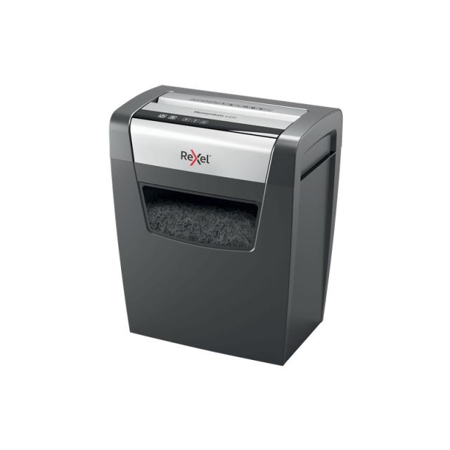 Rexel - Momentum X410 triturador de papel Corte en partículas 62 dB Negro, Gris