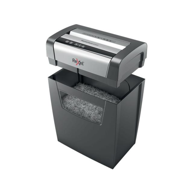 Rexel - Momentum X410 triturador de papel Corte en partículas 62 dB Negro, Gris